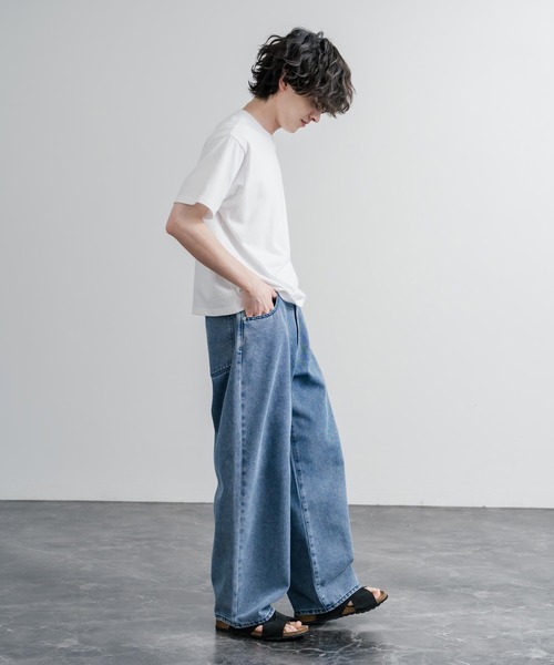Rocky Monroe(ロッキーモンロー)の「AUTENTI オーテンティ クロスベルト レザーサンダル/フラットサンダル(サンダル・メンズ・ブラック/ダークブラウン/アイボリー・40/41/42/43)」の5枚目の写真
