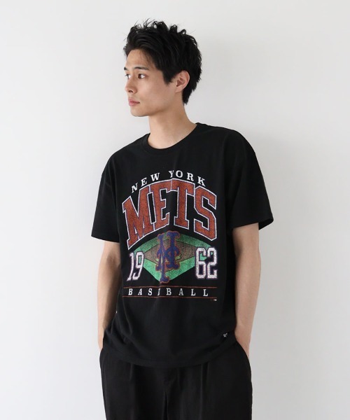 '47(フォーティーセブン)の「【'47】47 MLB GARMENT WASH TEE / 4カラー(Tシャツ/カットソー・メンズ・ベージュ/ホワイト/ブラック/ネイビー・L/M/XL)」の3枚目の写真