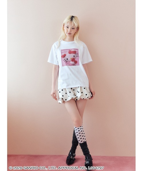 sanrio house(サンリオハウス)の「【Neo Kawaii2Collection】フォトアートTシャツ(Tシャツ/カットソー・レディース・B/D/A/C・S/M)」の11枚目の写真