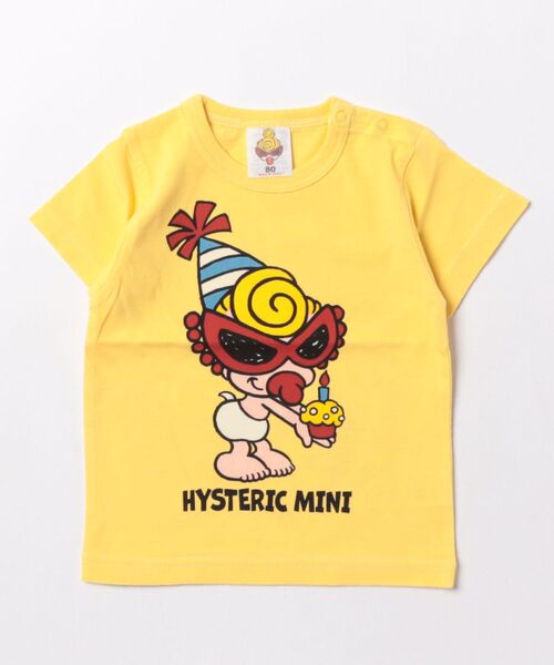 HYSTERIC MINI｜ヒステリックミニのTシャツ/カットソー（イエロー/黄色