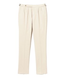 【別注】GTA / HERRICK ストレッチ コットン ツイル サイドアジャスター 2プリーツ スラックス
