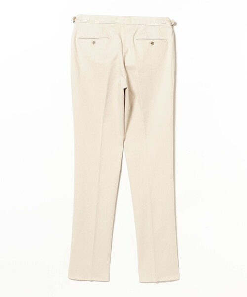 BEAMS F(ビームスエフ)の「【別注】GTA / HERRICK ストレッチ コットン ツイル サイドアジャスター 2プリーツ スラックス(その他パンツ・メンズ・オフホワイト/ネイビー/ホワイト・48/46/42/44/50)」の6枚目の写真