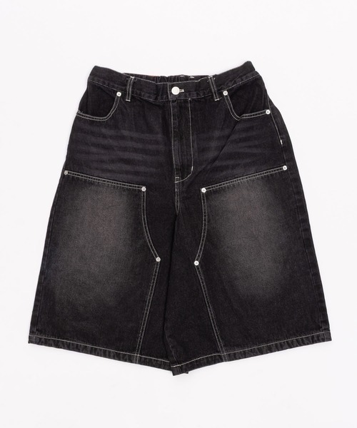 VISION STREET WEAR(ヴィジョンストリートウェア)の「Skater Denim Jorts / スケーターデニムショーツ / 6505061(デニムパンツ・メンズ・ブラック・LL/L/M)」の2枚目の写真