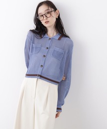 N.(N. Natural Beauty Basic) | メッシュバイカラーニット(ニット/セーター)