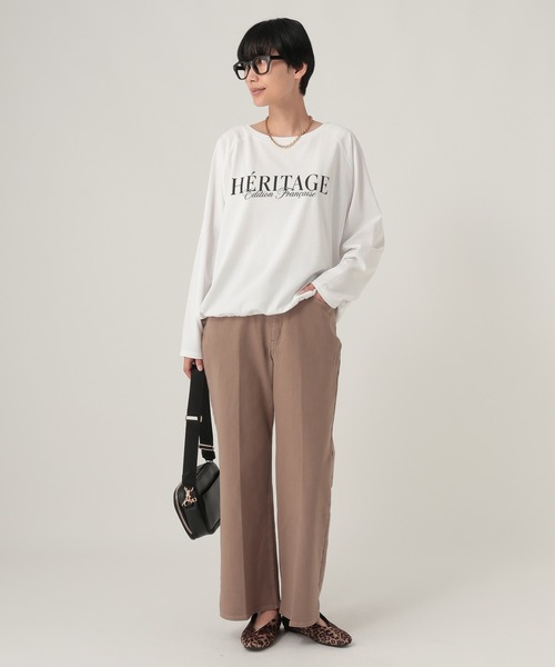 Elura(エルーラ)の「サマ見えドロストロンTEE/1050046(Tシャツ/カットソー・レディース・ベージュ/ブラック/ホワイト・FREE)」の8枚目の写真