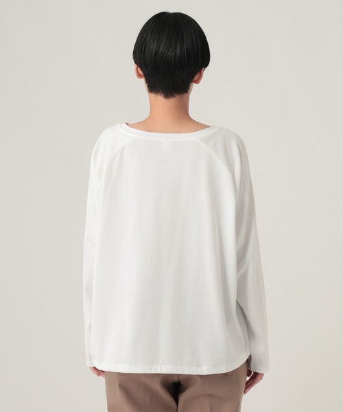 Elura(エルーラ)の「サマ見えドロストロンTEE/1050046(Tシャツ/カットソー・レディース・ベージュ/ブラック/ホワイト・FREE)」の21枚目の写真