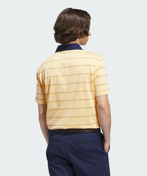 adidas(アディダス)の「オリジナルス アーカイブ ストライプ ポロ【adidas Golf/アディダスゴルフ】(ポロシャツ・メンズ・イエロー・XX-LARGE/3XL/LARGE/MEDIUM/SMALL/X-LARGE)」の2枚目の写真