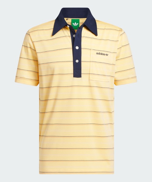 adidas(アディダス)の「オリジナルス アーカイブ ストライプ ポロ【adidas Golf/アディダスゴルフ】(ポロシャツ・メンズ・イエロー・XX-LARGE/3XL/LARGE/MEDIUM/SMALL/X-LARGE)」の4枚目の写真