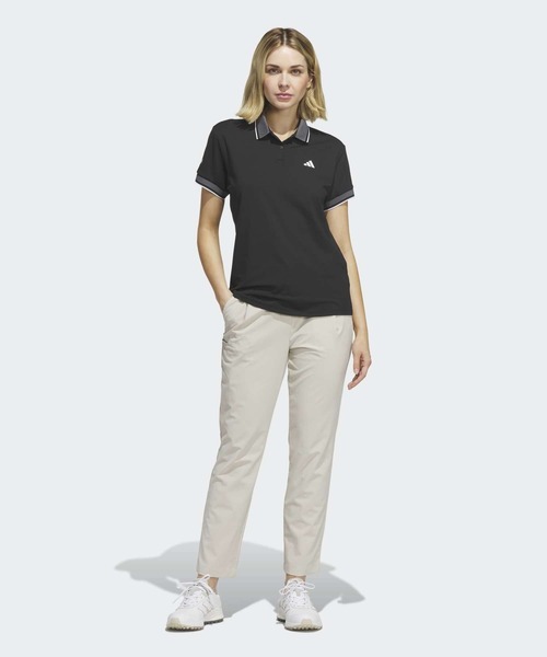 adidas（アディダス）の「クライマクール 半袖ポロシャツ【adidas Golf/アディダスゴルフ】（ポロシャツ・レディース・ブラック・SMALL/MEDIUM/LARGE/X-LARGE/XX-LARGE/X-SMALL）」の5枚目の写真