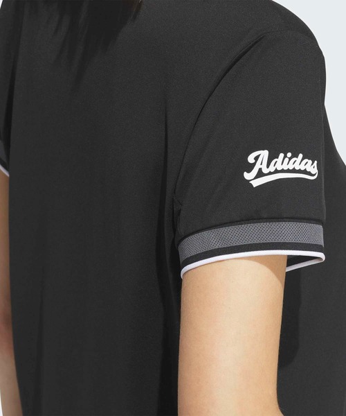 adidas（アディダス）の「クライマクール 半袖ポロシャツ【adidas Golf/アディダスゴルフ】（ポロシャツ・レディース・ブラック・SMALL/MEDIUM/LARGE/X-LARGE/XX-LARGE/X-SMALL）」の4枚目の写真