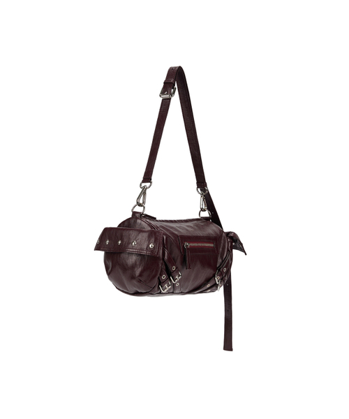 DEINET(ダイニット)の「STUD POCKET BAG IN BURGUNDY(ショルダーバッグ・レディース・その他・FREE)」の7枚目の写真