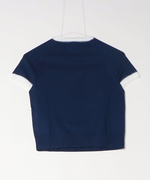 adidas（アディダス）の「KNITTED TEE KW2606（Tシャツ/カットソー・メンズ・ネイビー・LARGE/X-LARGE/MEDIUM）」の2枚目の写真