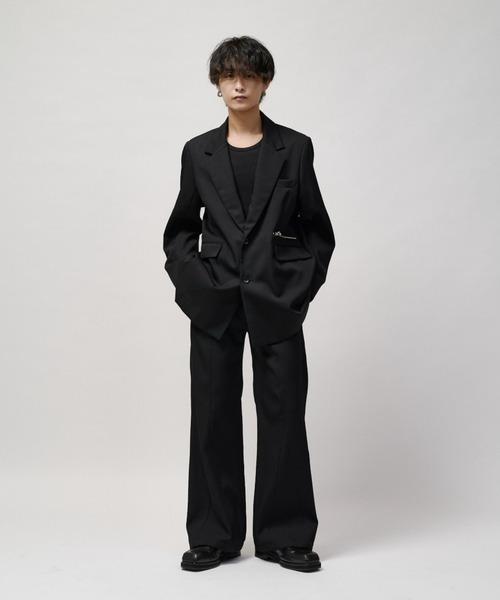 Lui's(ルイス)の「SURJENT ディープフレアパンツ(スラックス・メンズ・ブラウン/ブラック・1/2)」の20枚目の写真
