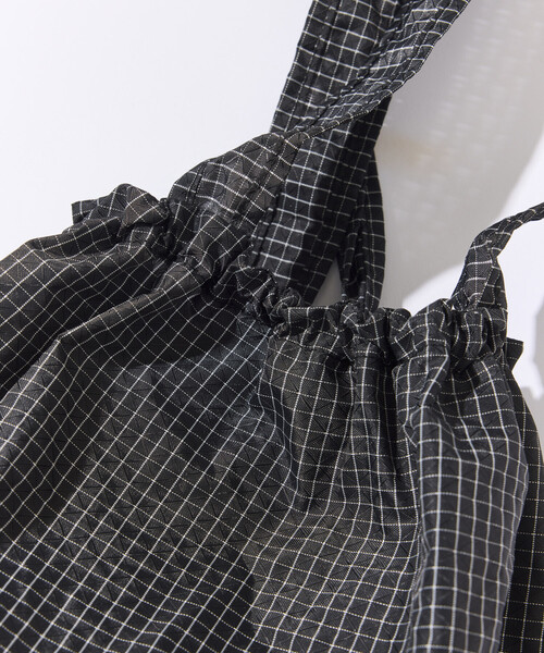 FREAK'S STORE(フリークスストア)の「BetterDays studio × FREAK'S STORE ドローストリング リップストップ トートバッグ(トートバッグ・メンズ・ブラック/その他9/ホワイト・ONE SIZE)」の5枚目の写真