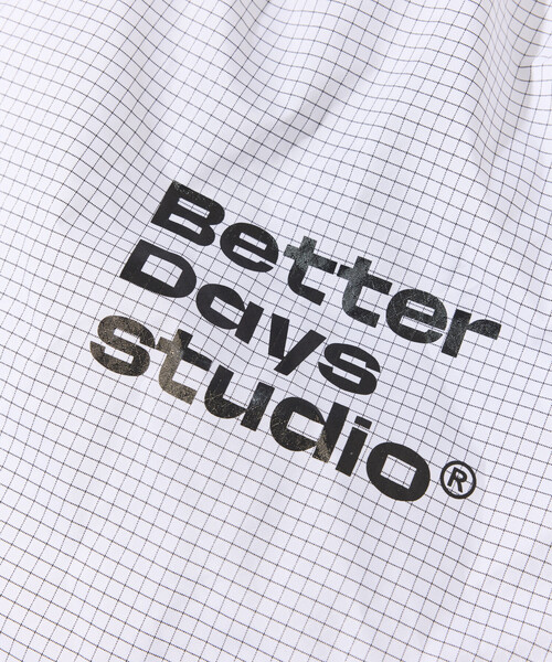 FREAK'S STORE(フリークスストア)の「BetterDays studio × FREAK'S STORE ドローストリング リップストップ トートバッグ(トートバッグ・メンズ・ブラック/その他9/ホワイト・ONE SIZE)」の17枚目の写真