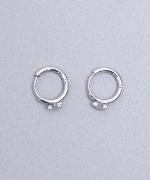 gargle(ガーグル)の「gargle ガーグル:STAINLESS ステンレスシリーズ フープスター 星 ピアス(ピアス(両耳用)・レディース・ゴールド/シルバー・FREE)」の6枚目の写真