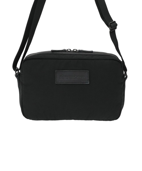 Manhattan Portage BLACK LABEL(マンハッタンポーテージ ブラックレーベル)の「NORFOLK BAG MILLERAIN(ショルダーバッグ・メンズ・ブラック/ブラウン・X-SMALL)」の3枚目の写真