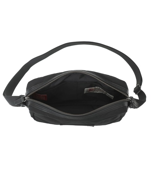 Manhattan Portage BLACK LABEL(マンハッタンポーテージ ブラックレーベル)の「NORFOLK BAG MILLERAIN(ショルダーバッグ・メンズ・ブラック/ブラウン・X-SMALL)」の7枚目の写真