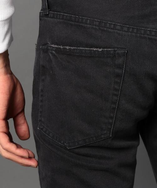 MONKEY TIME（モンキータイム）の「＜monkey time＞ クラッシュ カツラギ スキニーパンツ◆（デニムパンツ・メンズ・ブラック/ベージュ・MEDIUM/LARGE/SMALL/X-LARGE）」の12枚目の写真