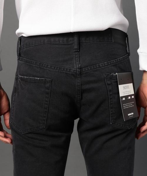 MONKEY TIME（モンキータイム）の「＜monkey time＞ クラッシュ カツラギ スキニーパンツ◆（デニムパンツ・メンズ・ブラック/ベージュ・MEDIUM/LARGE/SMALL/X-LARGE）」の16枚目の写真