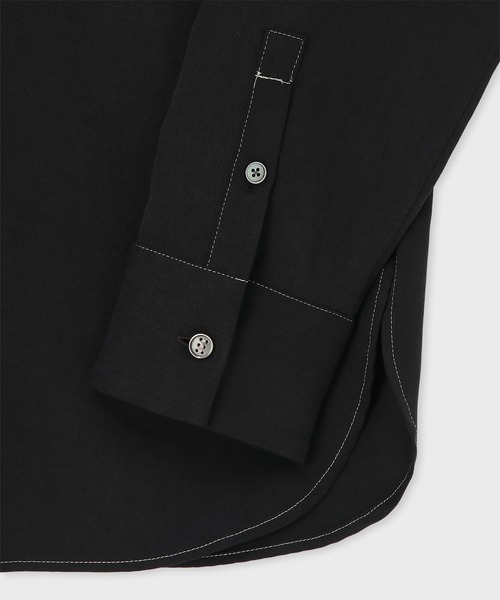 Paul Smith(ポールスミス)の「ウィメンズ テンセル タイネック ブラウス / 265207 388B(シャツ/ブラウス・レディース・ブラック/ホワイト・40)」の3枚目の写真