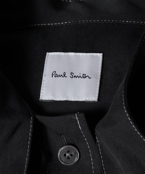 Paul Smith(ポールスミス)の「ウィメンズ テンセル タイネック ブラウス / 265207 388B(シャツ/ブラウス・レディース・ブラック/ホワイト・40)」の4枚目の写真