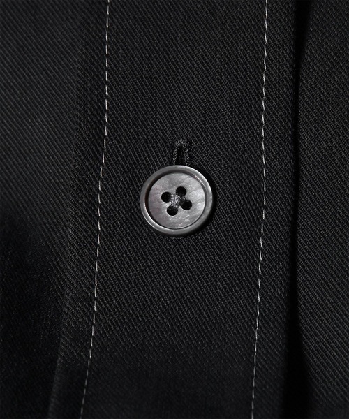 Paul Smith(ポールスミス)の「ウィメンズ テンセル タイネック ブラウス / 265207 388B(シャツ/ブラウス・レディース・ブラック/ホワイト・40)」の5枚目の写真