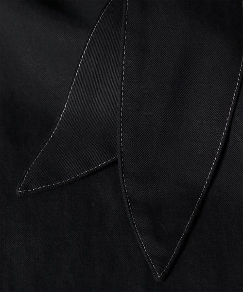 Paul Smith(ポールスミス)の「ウィメンズ テンセル タイネック ブラウス / 265207 388B(シャツ/ブラウス・レディース・ブラック/ホワイト・40)」の6枚目の写真