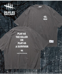 DEAD BY DAYLIGHT 別注 バックロゴプリント クルーネックTシャツ