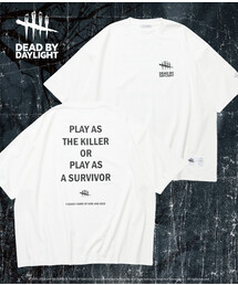 DEAD BY DAYLIGHT 別注 バックロゴプリント クルーネックTシャツ