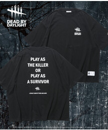 DEAD BY DAYLIGHT 別注 バックロゴプリント クルーネックTシャツ