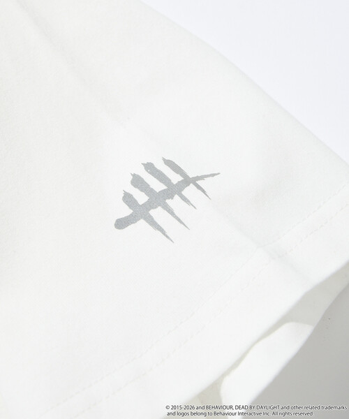 FREAK'S STORE(フリークスストア)の「DEAD BY DAYLIGHT 別注 バックロゴプリント クルーネックTシャツ(Tシャツ/カットソー・メンズ・ホワイト/グレー/ブラック・LARGE/X-LARGE/MEDIUM)」の8枚目の写真