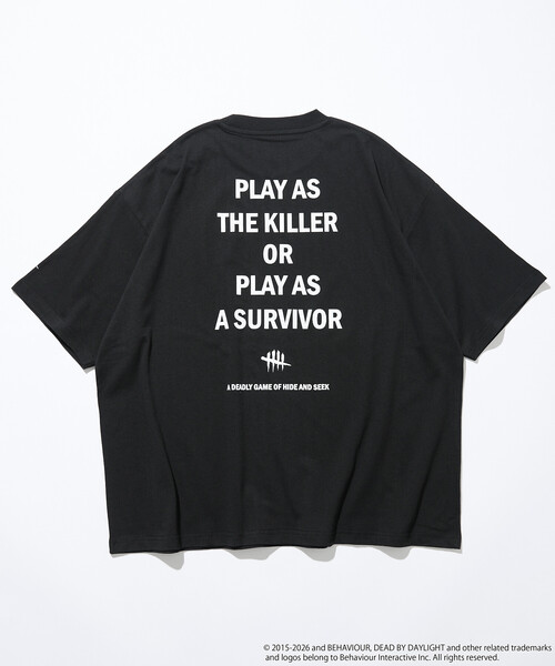 FREAK'S STORE(フリークスストア)の「DEAD BY DAYLIGHT 別注 バックロゴプリント クルーネックTシャツ(Tシャツ/カットソー・メンズ・ホワイト/グレー/ブラック・LARGE/X-LARGE/MEDIUM)」の13枚目の写真