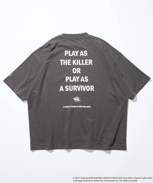FREAK'S STORE(フリークスストア)の「DEAD BY DAYLIGHT 別注 バックロゴプリント クルーネックTシャツ(Tシャツ/カットソー・メンズ・ホワイト/グレー/ブラック・LARGE/X-LARGE/MEDIUM)」の15枚目の写真