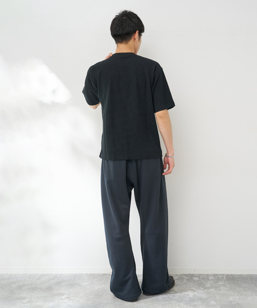 B.C STOCK（ベーセーストック）の「ゴブランワッフルカレッジTEE（Tシャツ/カットソー・メンズ・ホワイト/ブラック/チャコールグレー/イエロー・MEDIUM/LARGE）」の13枚目の写真