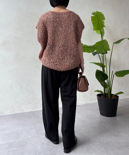 Jena espace merveilleux（ジェナ　エスパスメルヴェイユ）の「裾プリーツジョガーパンツ（その他パンツ・レディース・ブラック/ブラウン/グレー・FREE）」の13枚目の写真