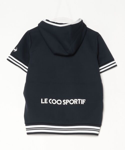 ALPEN / SPORTS DEPO SELECT(アルペンスポーツデポセレクト)の「ルコックスポルティフ ゴルフ lecoqGOLF ルコックゴルフ 半袖スウェット(パーカー・レディース・ベージュ/レッド・M/L)」の3枚目の写真