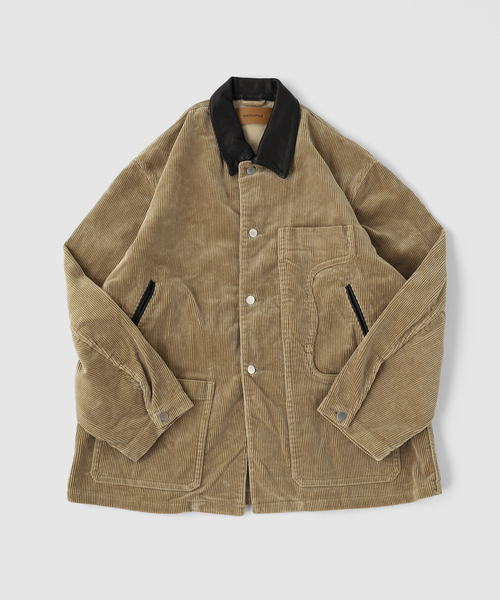 MATSUFUJI(マツフジ)の「MATSUFUJI / マツフジ CONNECTED POCKETS CORDUROY JKT(その他アウター・メンズ・ベージュ・3/2)」の1枚目の写真