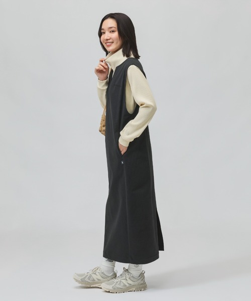 NEW BALANCE(ニューバランス)の「【別注】ニューバランス New Balance コーデュロイドレス 限定コラボ(ワンピース・レディース・ブラウン/ダークグレー・XL/S/M/L)」の9枚目の写真