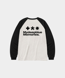Mm Symbol Logo Raglan Tee (WHITE/BLACK)