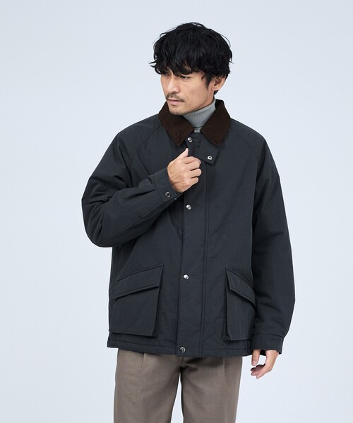 ABAHOUSE GRAY(アバハウスグレイ)の「ナイロンワッシャー ハンティングジャケット(ブルゾン・メンズ・ブラック/カーキ・50/48/46)」の4枚目の写真