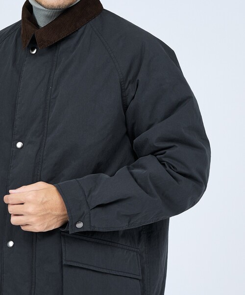 ABAHOUSE GRAY（アバハウスグレイ）の「ナイロンワッシャー ハンティングジャケット（ブルゾン・メンズ・ブラック/カーキ・50/48/46）」の8枚目の写真