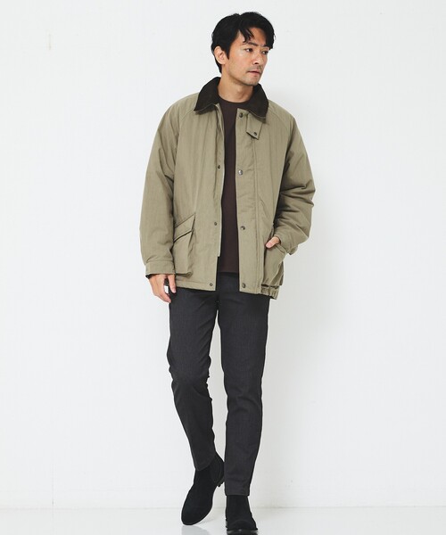 ABAHOUSE GRAY(アバハウスグレイ)の「ナイロンワッシャー ハンティングジャケット(ブルゾン・メンズ・ブラック/カーキ・50/48/46)」の18枚目の写真