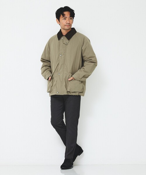 ABAHOUSE GRAY（アバハウスグレイ）の「ナイロンワッシャー ハンティングジャケット（ブルゾン・メンズ・ブラック/カーキ・50/48/46）」の21枚目の写真