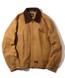 CORPUS　SELECT（コーパストーキョー）の「【GENUINE DICKIES/ジェニュインディッキーズ】キャンバス＆デニム 襟コーデュロイ チェック裏地 ダックワークブルゾン / ワークジャケット（カバーオール）」