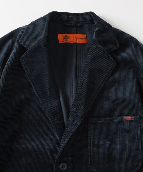 RED KAP(レッドキャップ)の「RED KAP/レッドキャップ 別注 SMU KP-10 リラックスフィット コーデュロイジャケット/セットアップ対応(テーラードジャケット・メンズ・ブラック/ベージュ/ネイビー/ブラウン/グリーン・SMALL/MEDIUM/LARGE)」の7枚目の写真