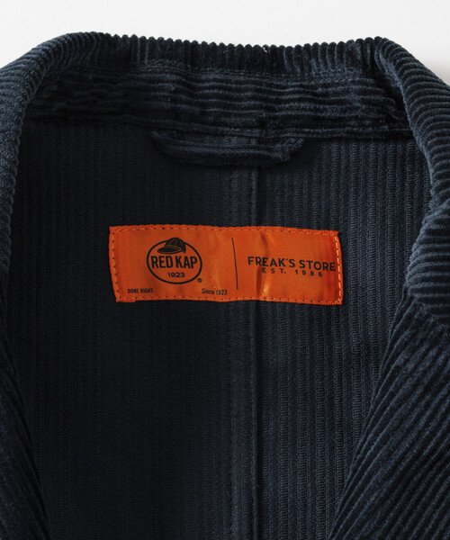 RED KAP(レッドキャップ)の「RED KAP/レッドキャップ 別注 SMU KP-10 リラックスフィット コーデュロイジャケット/セットアップ対応(テーラードジャケット・メンズ・ブラック/ベージュ/ネイビー/ブラウン/グリーン・SMALL/MEDIUM/LARGE)」の8枚目の写真