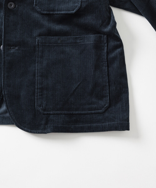 RED KAP(レッドキャップ)の「RED KAP/レッドキャップ 別注 SMU KP-10 リラックスフィット コーデュロイジャケット/セットアップ対応(テーラードジャケット・メンズ・ブラック/ベージュ/ネイビー/ブラウン/グリーン・SMALL/MEDIUM/LARGE)」の14枚目の写真
