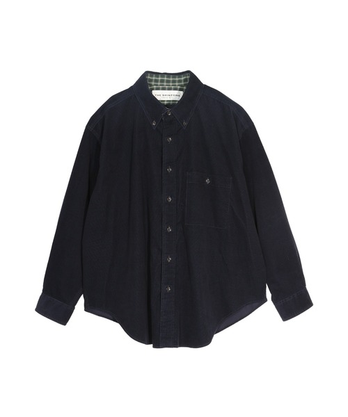 THE SHINZONE(ザ シンゾーン)の「WASHED CORDUROY SHIRT 26AMSBL04(シャツ/ブラウス・レディース・ベージュ/ネイビー・SMALL/MEDIUM)」の2枚目の写真
