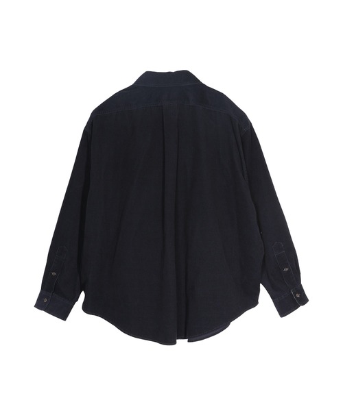 THE SHINZONE(ザ シンゾーン)の「WASHED CORDUROY SHIRT 26AMSBL04(シャツ/ブラウス・レディース・ベージュ/ネイビー・SMALL/MEDIUM)」の3枚目の写真